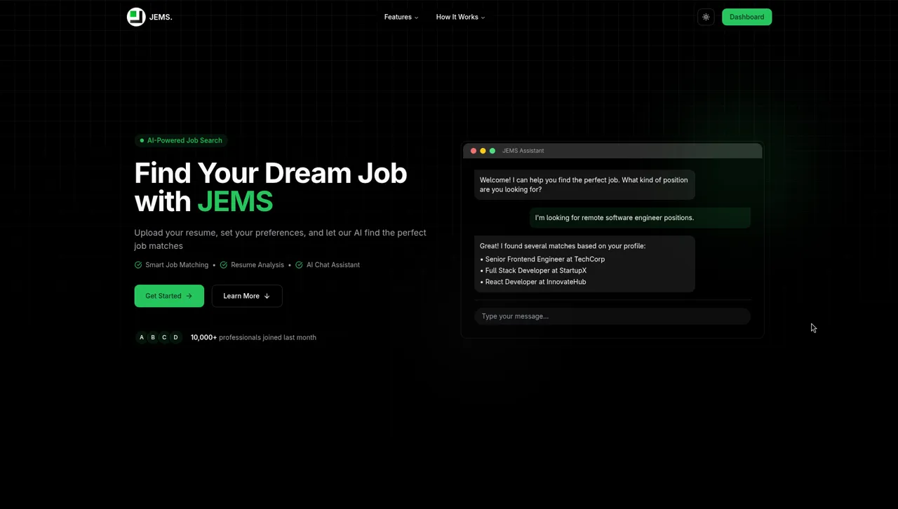 Job Match Dashboard