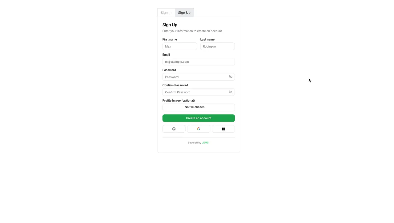 Secure Login