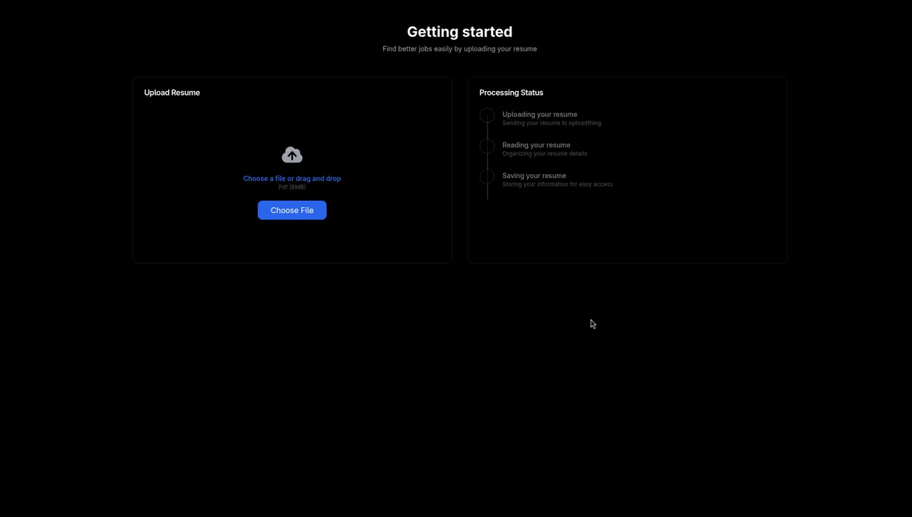Resume Upload & Parse