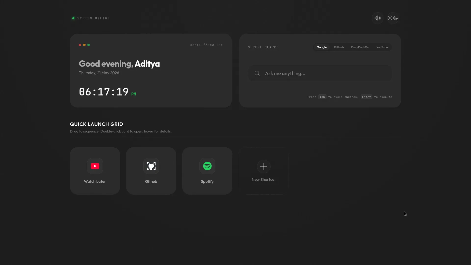 Mosaic Dashboard
